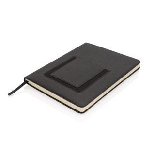 Libreta A5 Deluxe con bolsillo para teléfono promocional